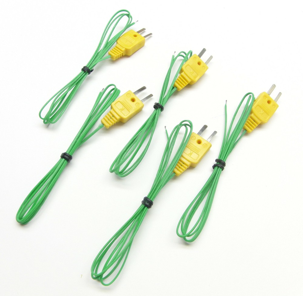 K-Type Thermocouple Wire for Digital Thermometer Temperature Sensor Probe TC1 5p