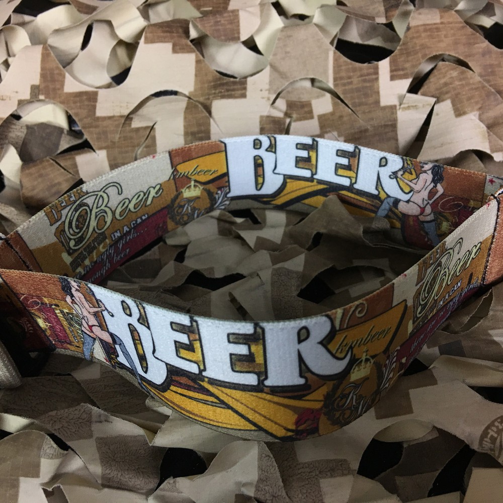 NEW KM Paintball Universal Mask Goggle Strap - 09 Beer