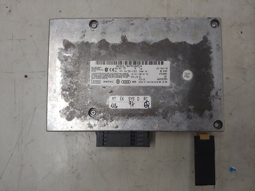 2004-2009 Audi Skoda Volkswagen Interface Module 4F0910336A