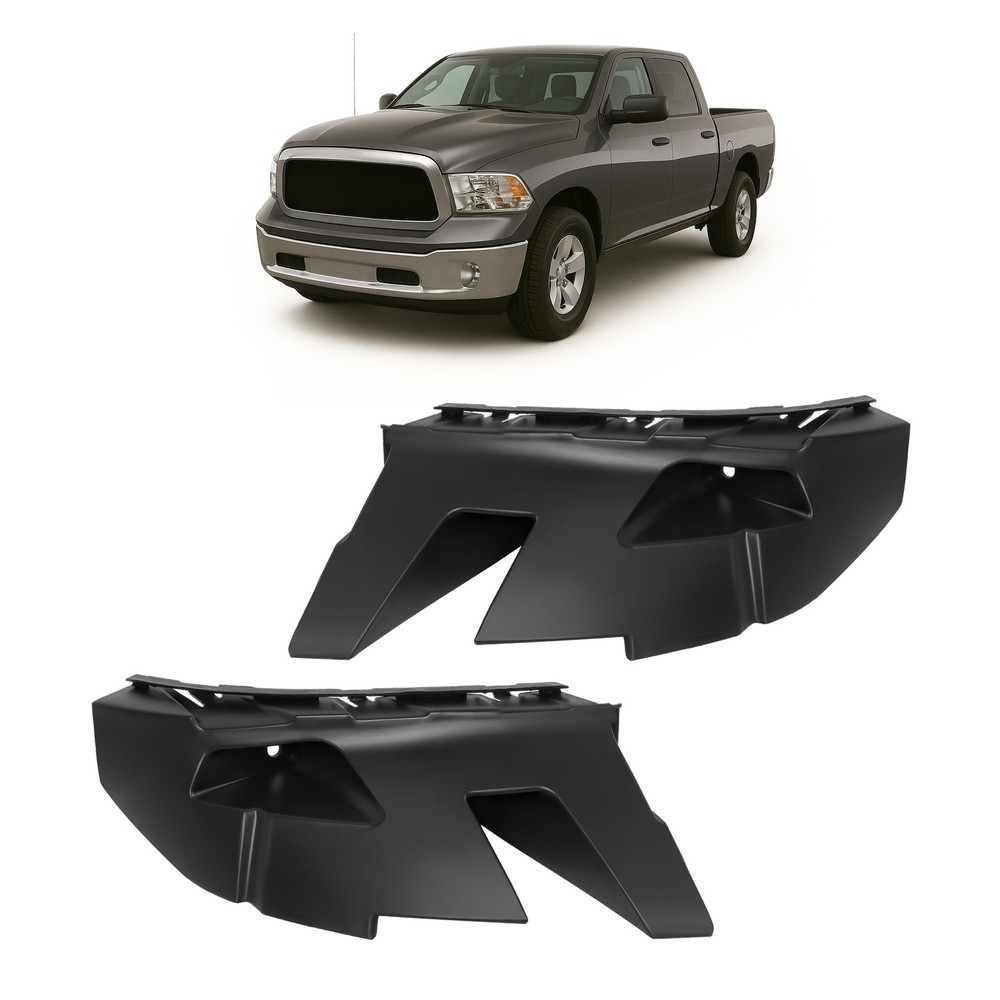 2Pcs Front Bumper Support Bracket Left+Right Side For Ram 1500 Classic 2013-2024