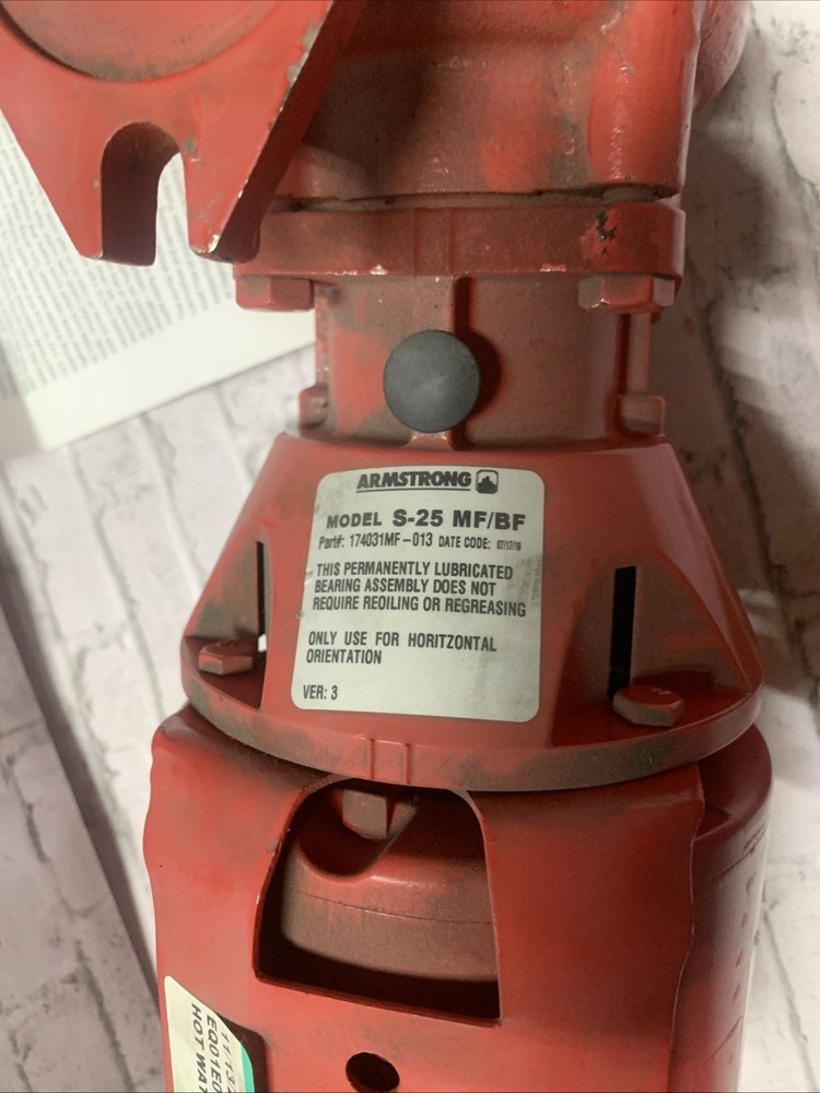 Armstrong New Model S-25 Mf/bf Pump