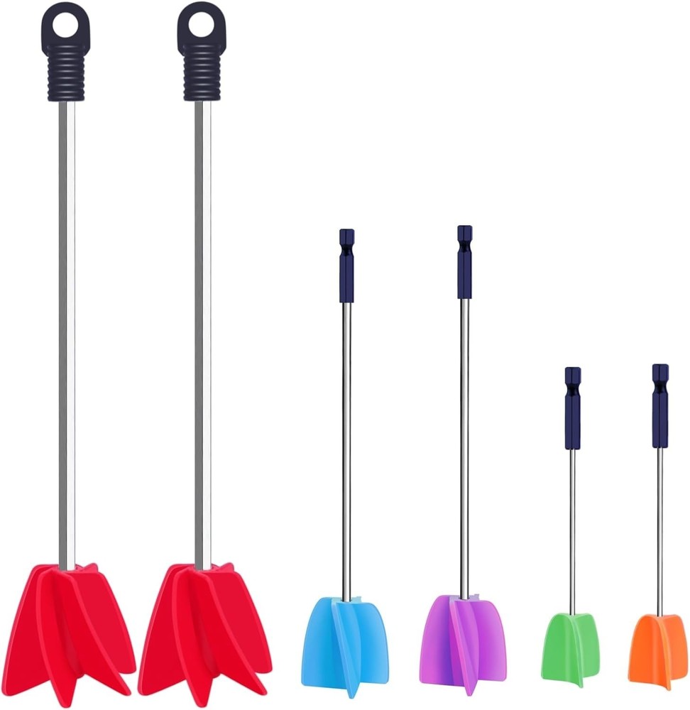 High-Quality 6 Pack Paint & Epoxy Mixer for Drill - Time-Saving Mixing Solution