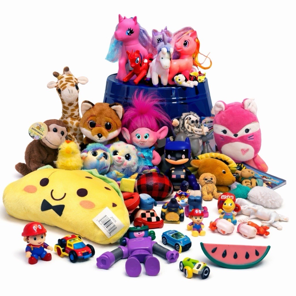 Big Mixed Girls Toy Lot Assorted Squishmallow My Little Pony Trolls Plush Bundle