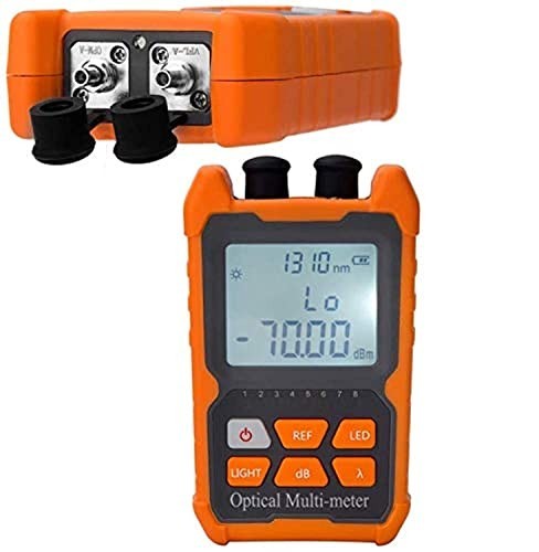 Portable Fiber Optic Cable Tester - OPM, VFL, RJ45 Functions, Universal Interfac