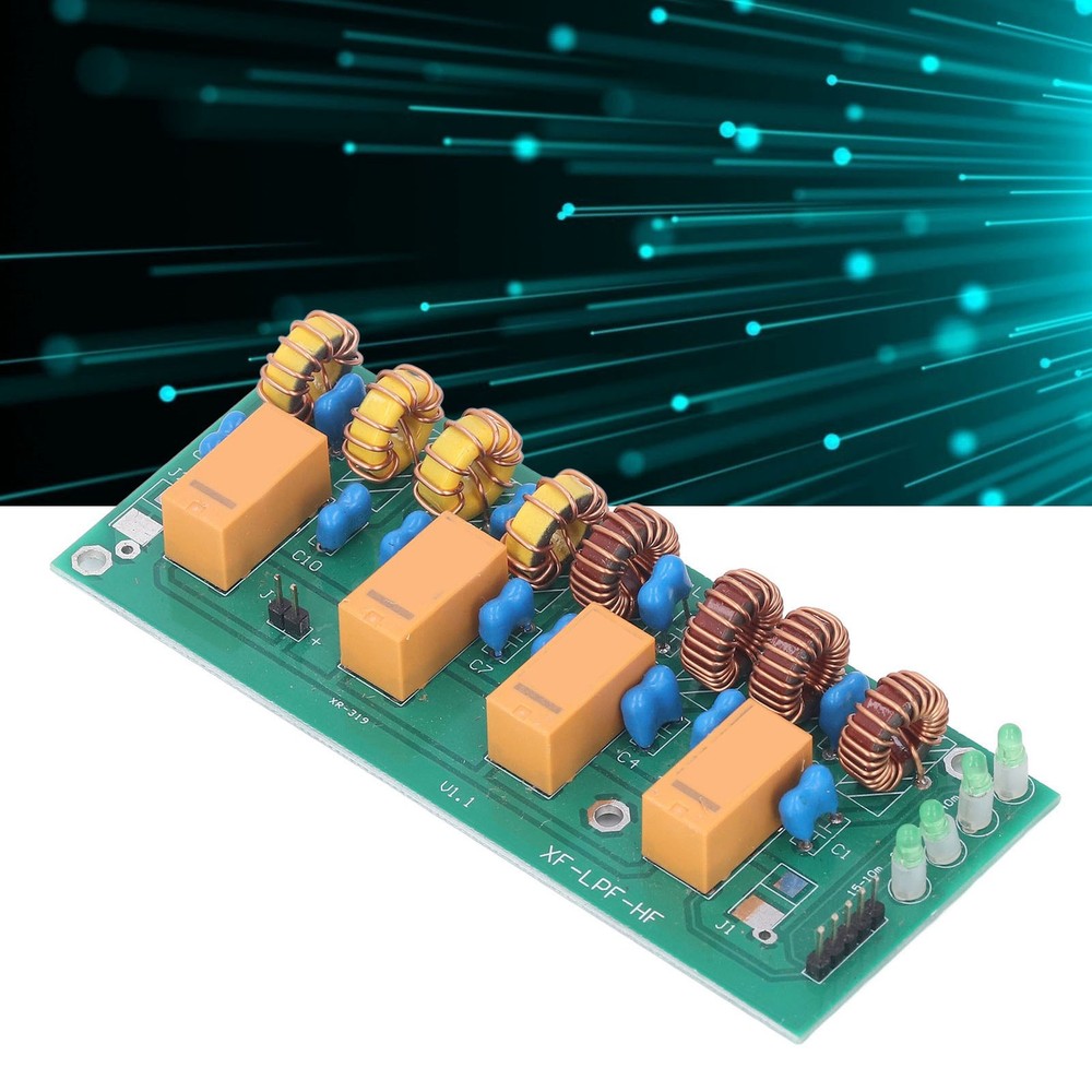 100W 12V Low Pass Filter Short Wave Power Supply Filtering Board Module NY