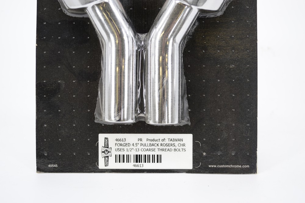 Custom Chrome 4.5" Rise Pullback Handlebar Top Riser Fit For 3.5"Riser Center