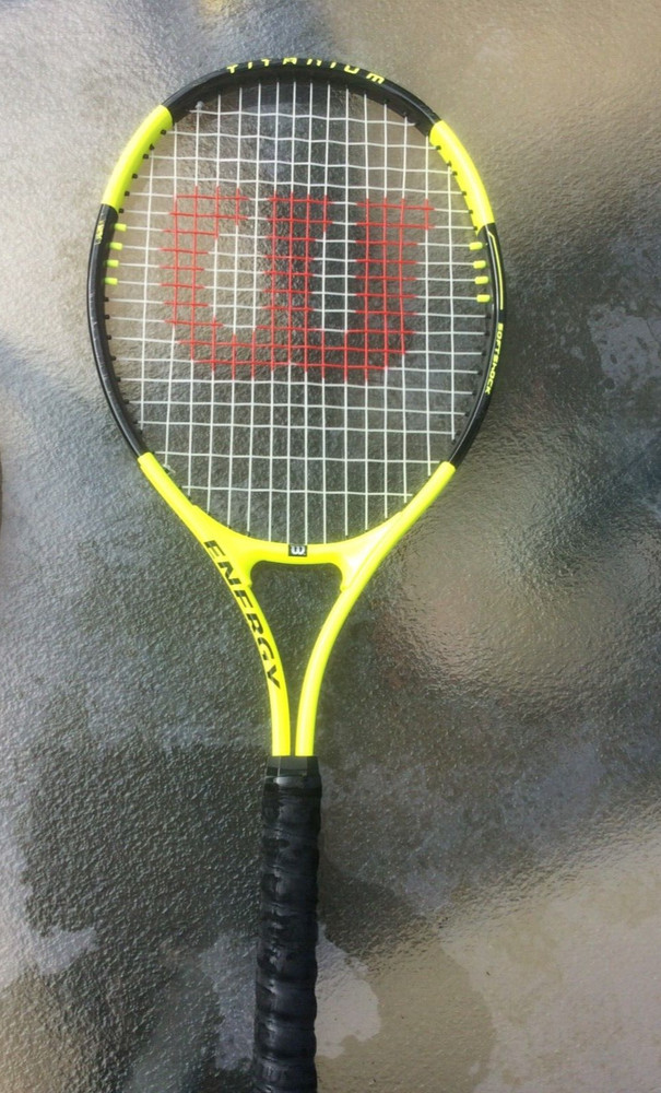 WILSON TITANIUM SOFT SHOCK TENNIS RACKET WITH CASE