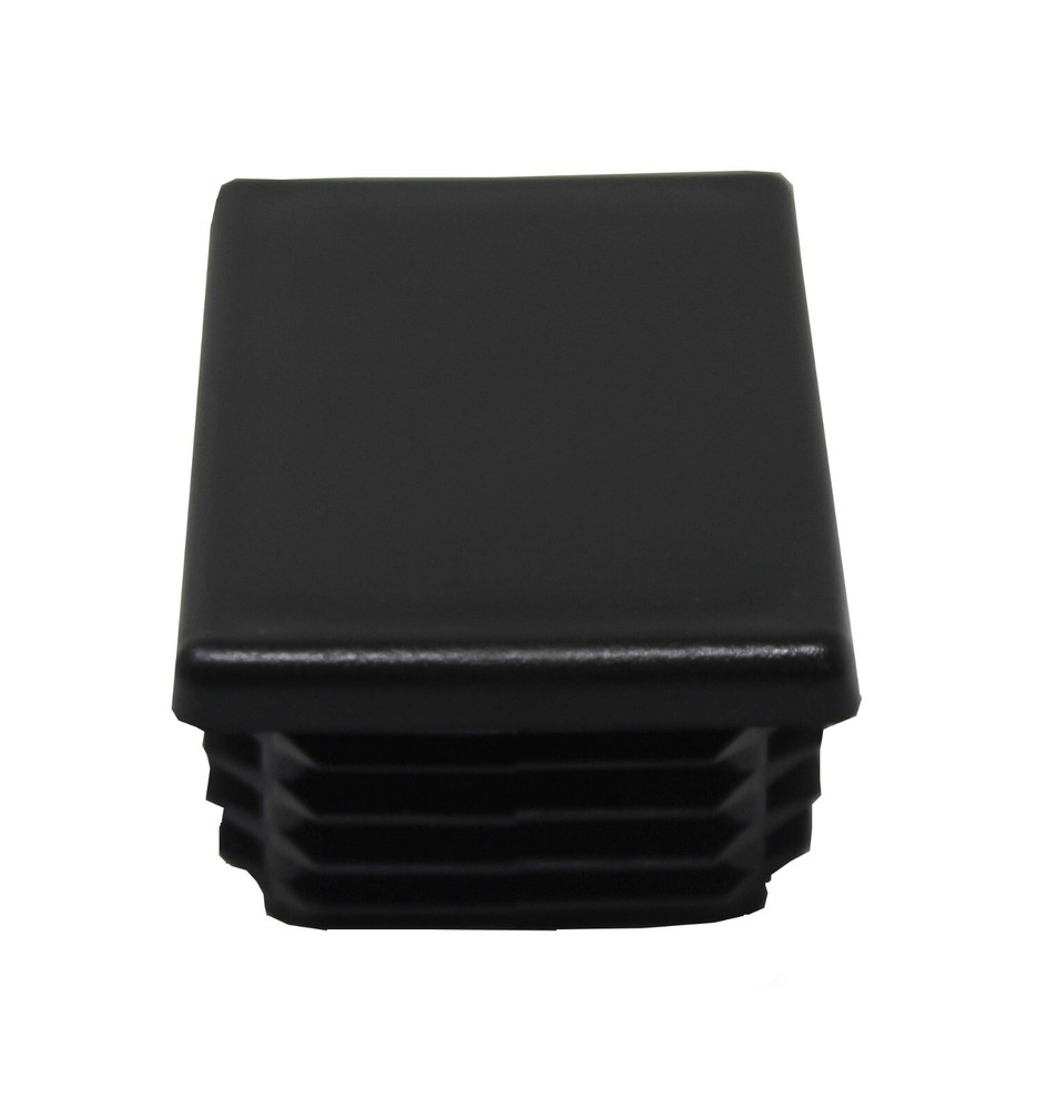 JSP Plastic 2"x3 inch Rectangle Tubing End Cap Plug Insert Black or White
