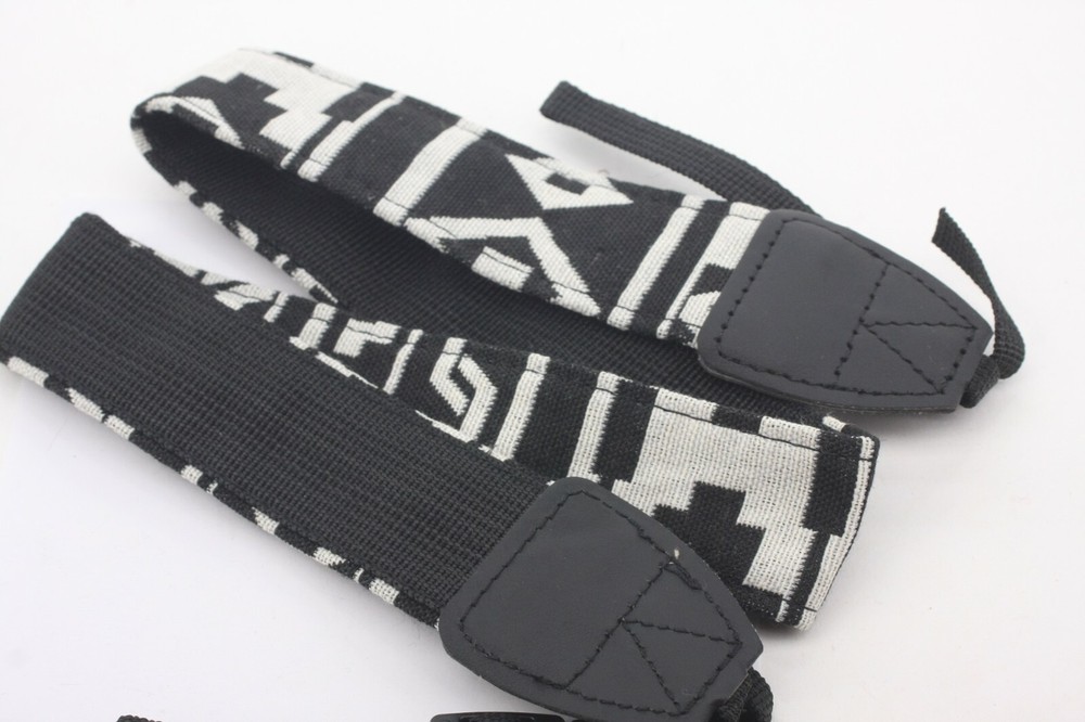 ~1 1/2" Wide "Hippie" Camera Strap with 3/8" Webbing Adjustable ~29-48" NEW E38D