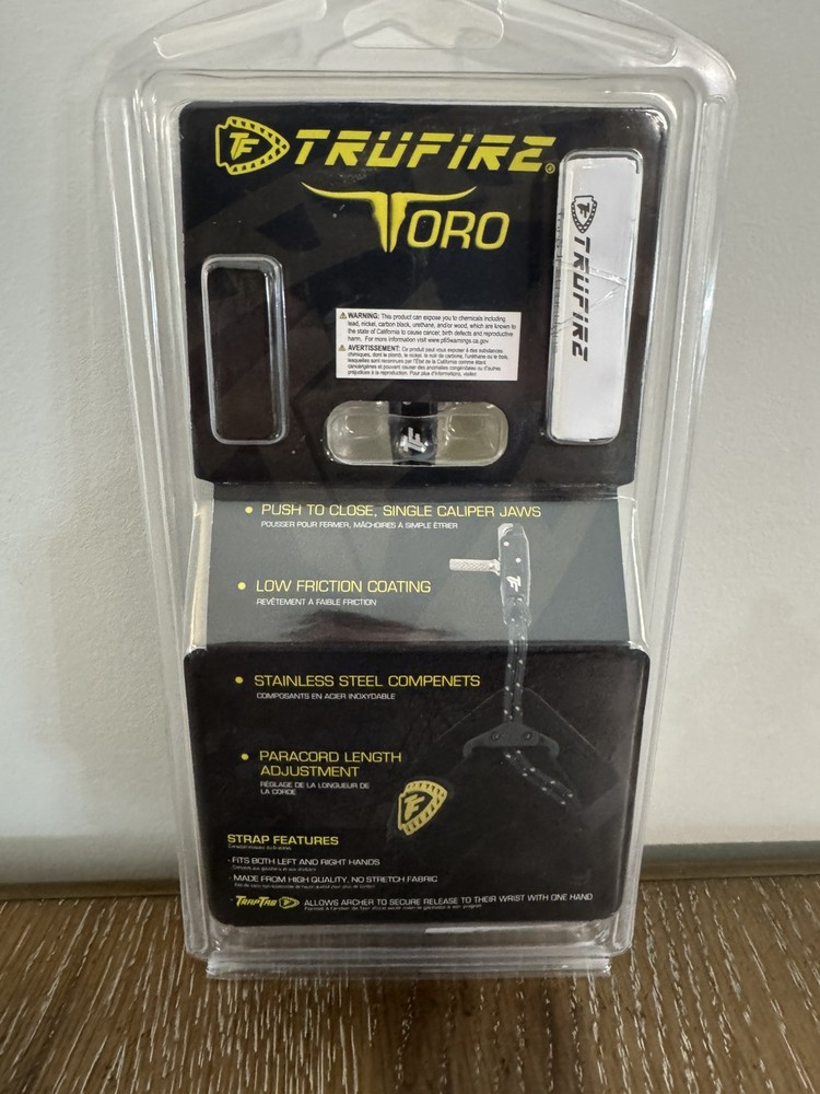 Trufire Toro Buckle Wrist Strap Archery Compound Bow Release - New