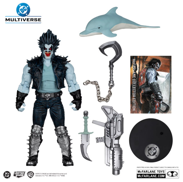 Ready！McFarlane DC Multiverse Collectors Edition Lobo & Dolphin MINT