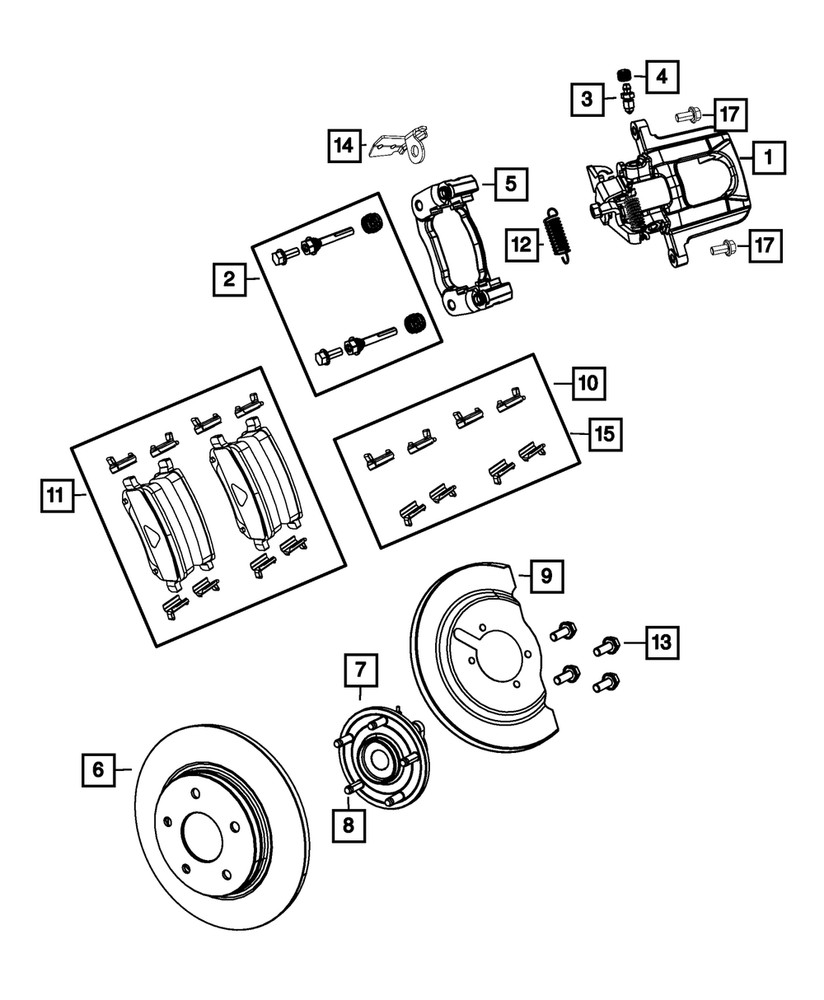 Genuine Mopar Hex Flange Head Bolt 6104233AA