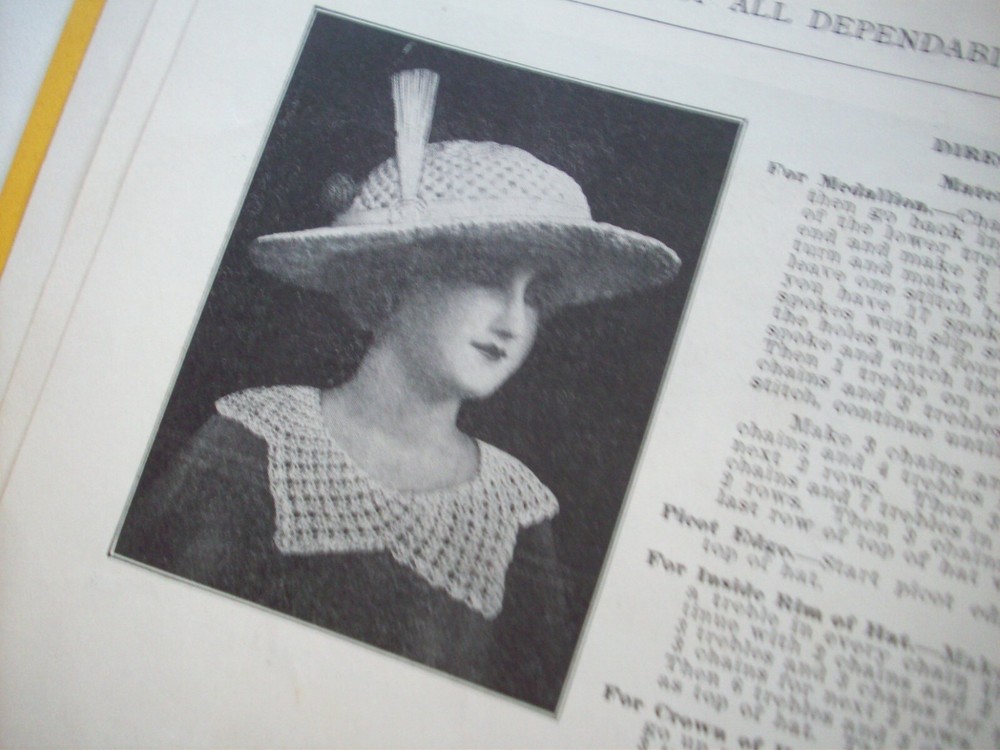 1915 Collingbourne's Encyclopdia Art Needle Work Instructions pattern 147 design