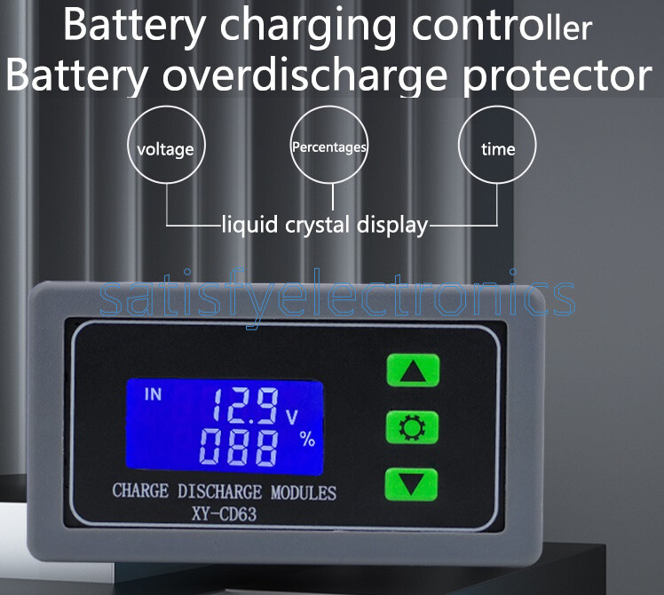 CD63 30A battery charging control module full power-off DC voltage protection