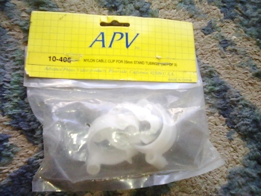 APV Light Stand Nylon Cable Clip 3 Pack