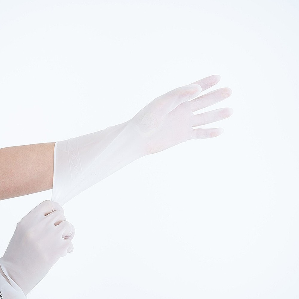 Versatile Thin & Convenient Gloves Multi-Purpose Nitrile Blend Rubber Gloves 5ea