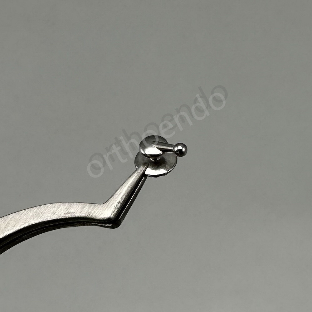 10pc Orthodontic Bondable Lingual Button with Hook Round Stainless Steel Ceramic
