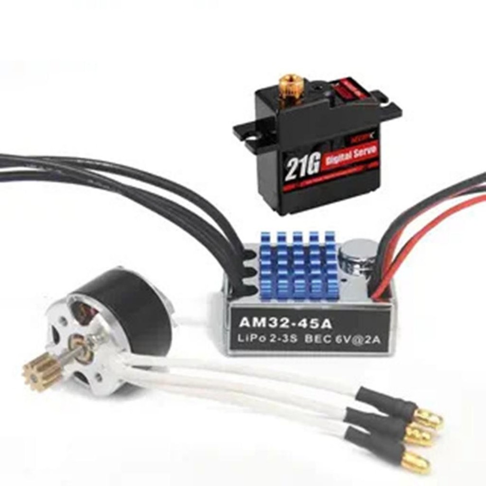 Brushless Motor with ESC Set 1/12 Scale Reliability Practical Convenient