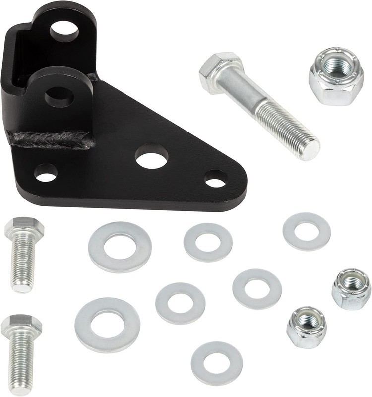 8007 Steering Stabilizer Relocation Bracket Replacement for Wrangler JK 2007-18