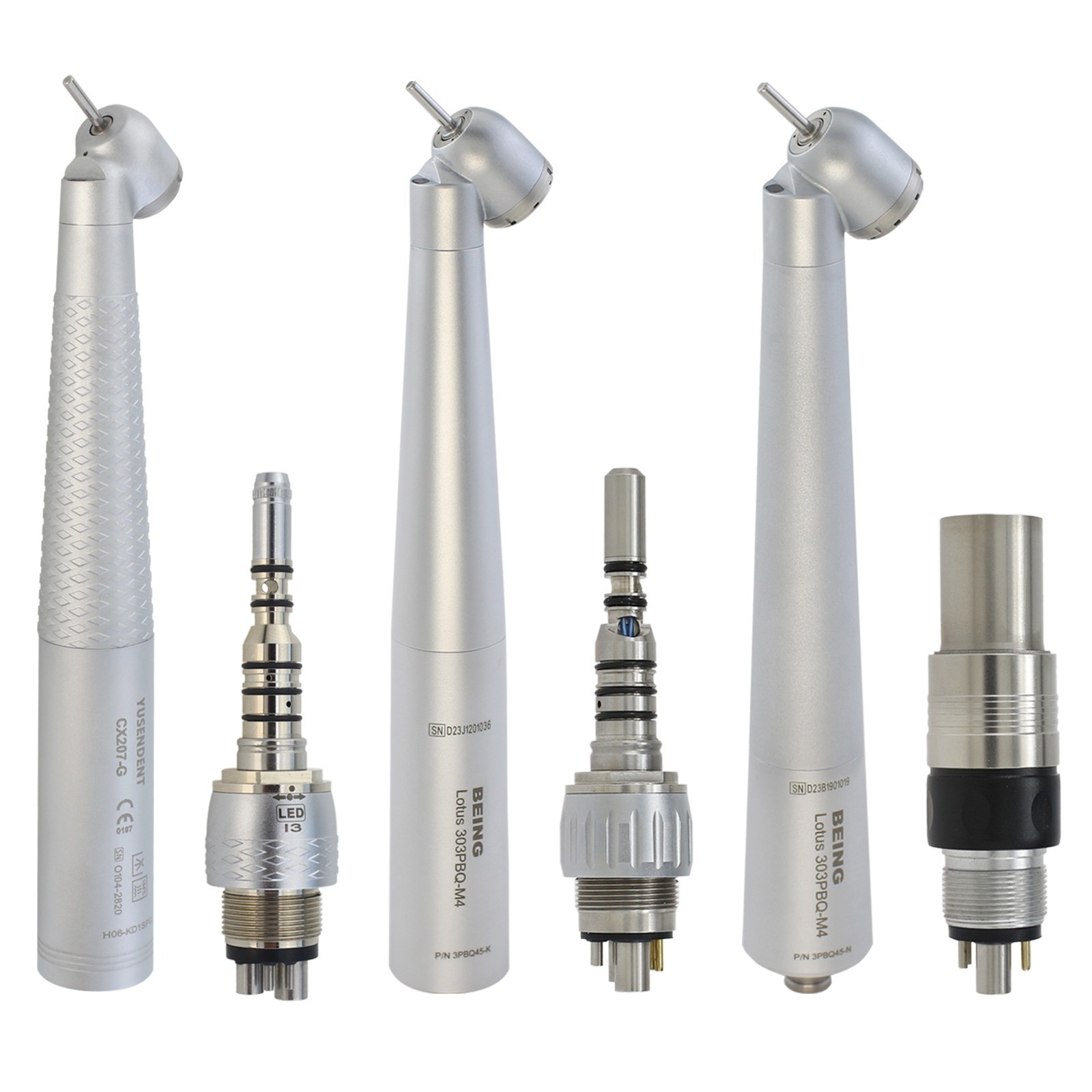 BEING Dental 45 Degree Surgical Handpiece High Speed KaVo NSK Coupler 4 6 Hole