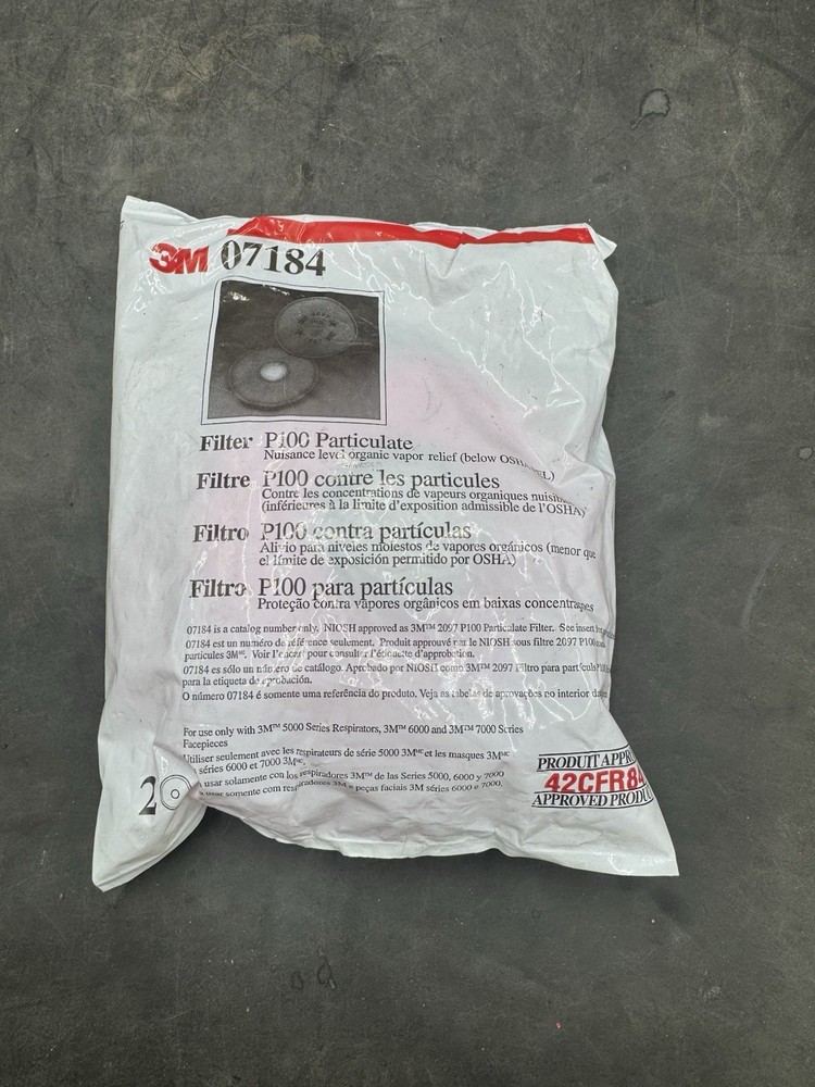 3M P100 Particulate Filter P100 New 2097/07184