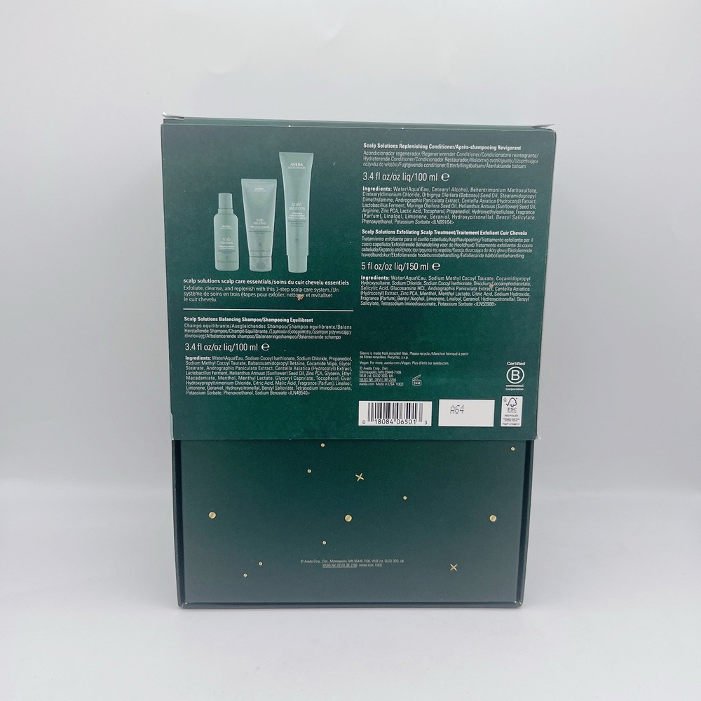 Aveda Scalp Solutions Care Essentials Gift Set NIB