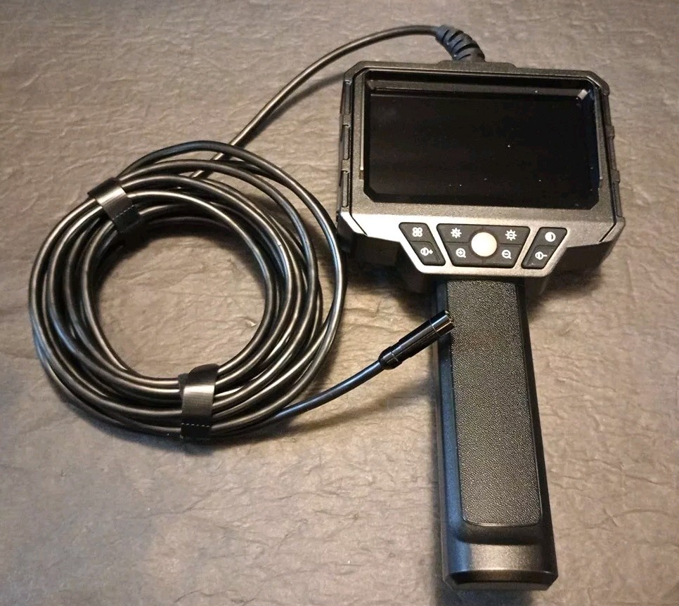 Endoscope Camera with Light, 4.3'' HD LCD Screen Digital Handheld Borescope