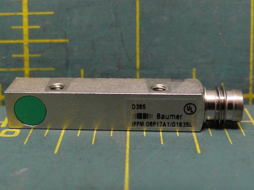 Baumer IFFM08P17A1/O1S35L Inductive Proximity Sensor Rect. Flush M8 Connector