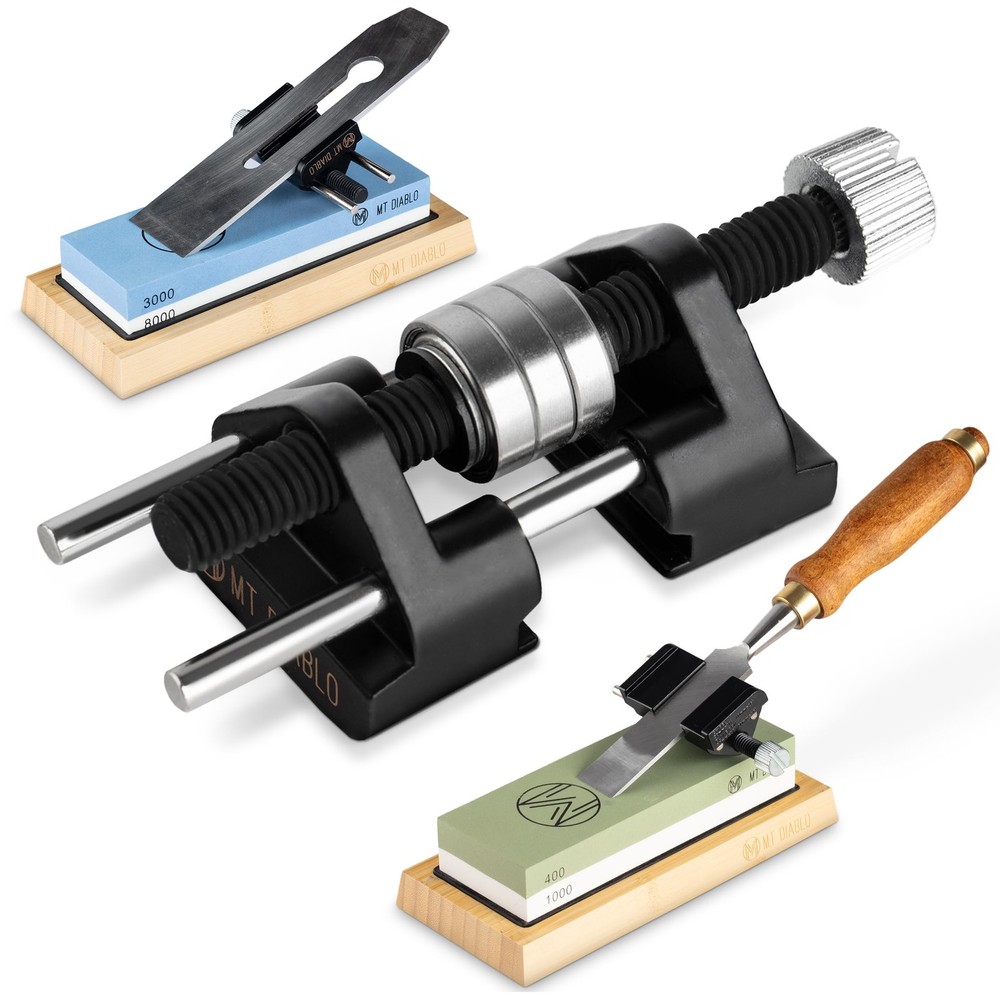 Mt Diablo Chisel Sharpening Kit Precision Honing Guide for 1/4" to 2" Chisel...