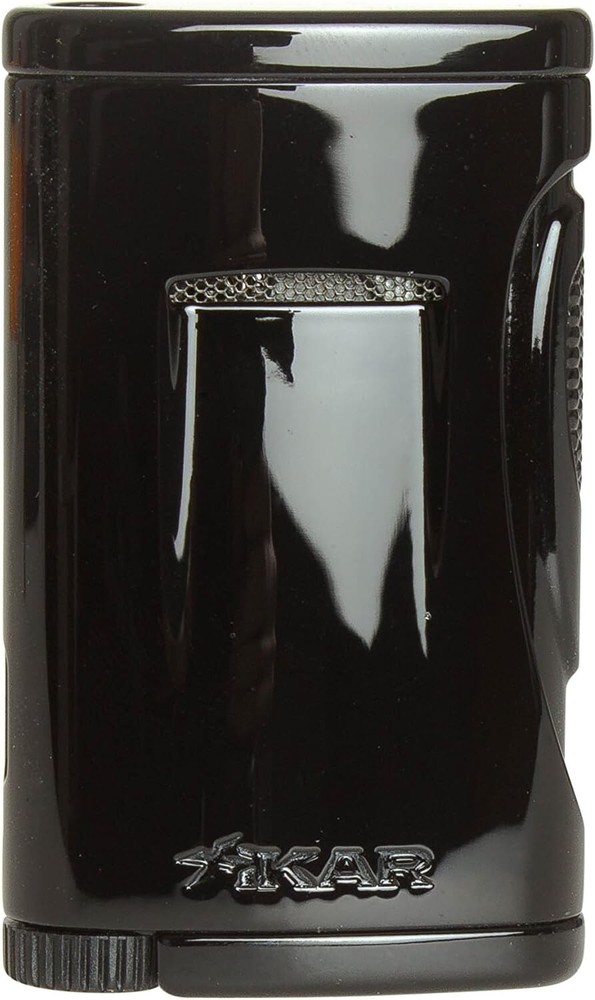 Xikar Xidris Single Jet Flame Lighter, High-Performance, Black