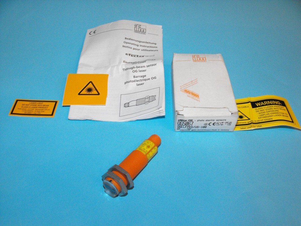 IFM EFECTOR OG5067.OGELFPKG/US-100.photoelectric sensor.NEW.