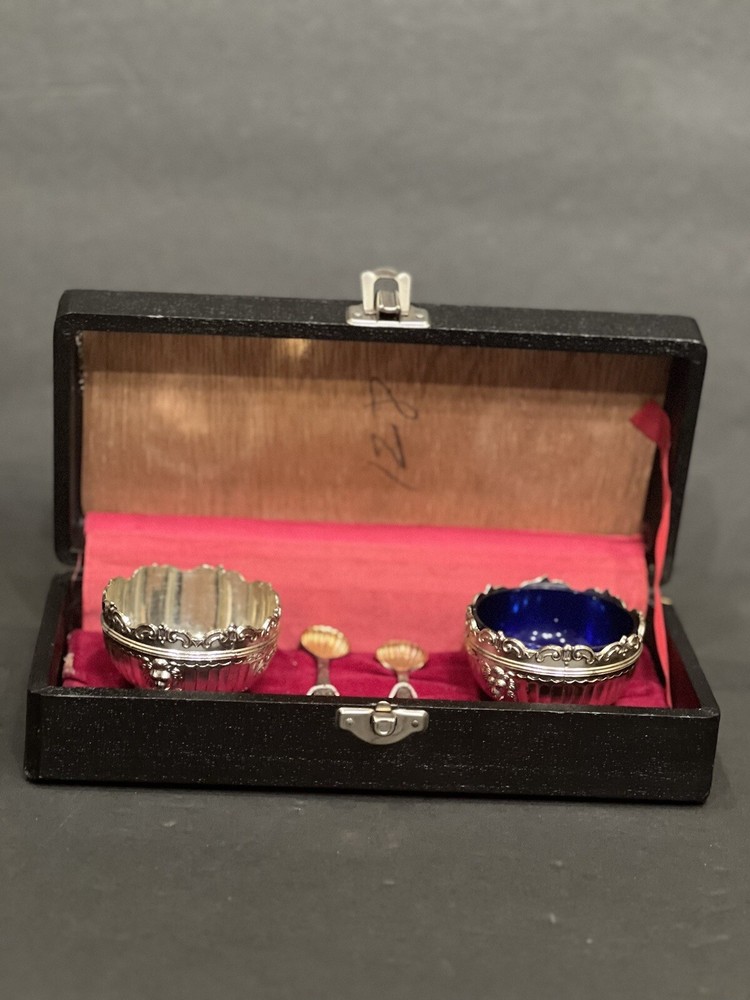 Silver Plated Salt & Pepper Cellars