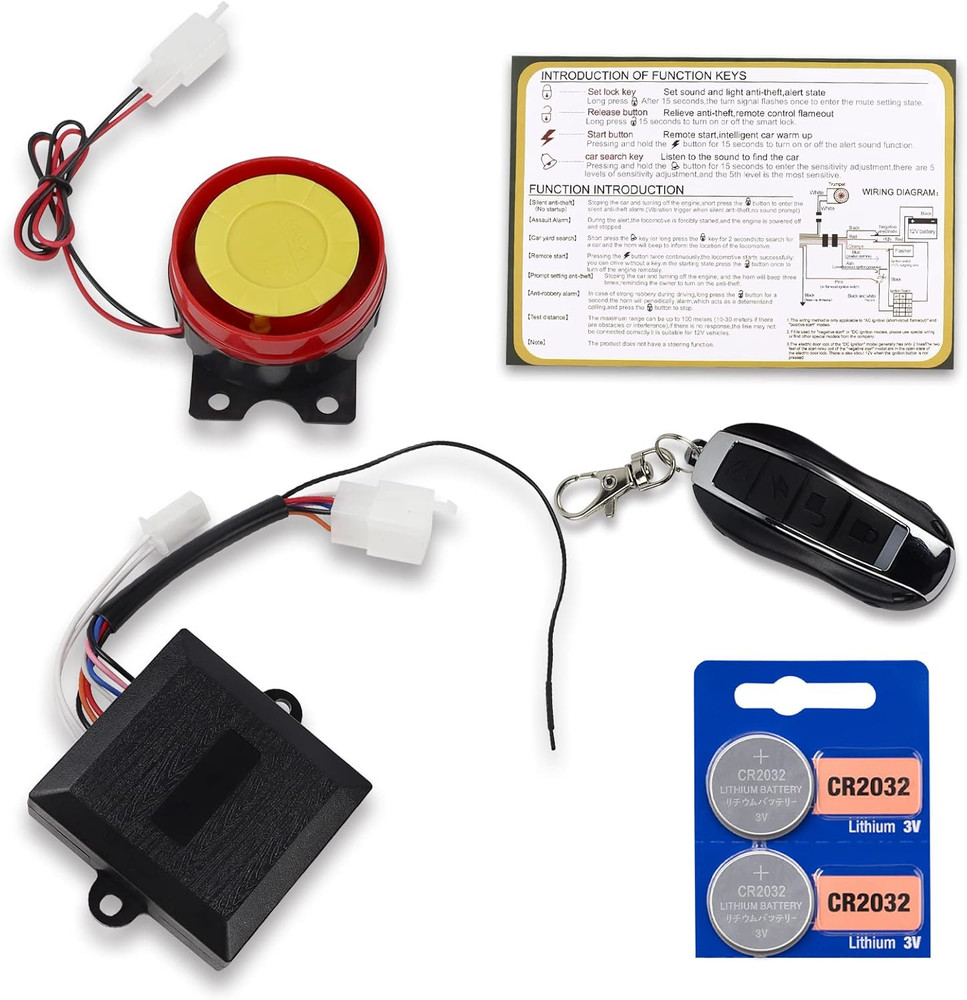 Universal Remote Control Alarm Start Kill Switch for 50Cc 70Cc 90Cc 110Cc 125Cc