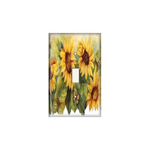 SnazzySwitch Sunflower Decorative Light Switch Plate Cover