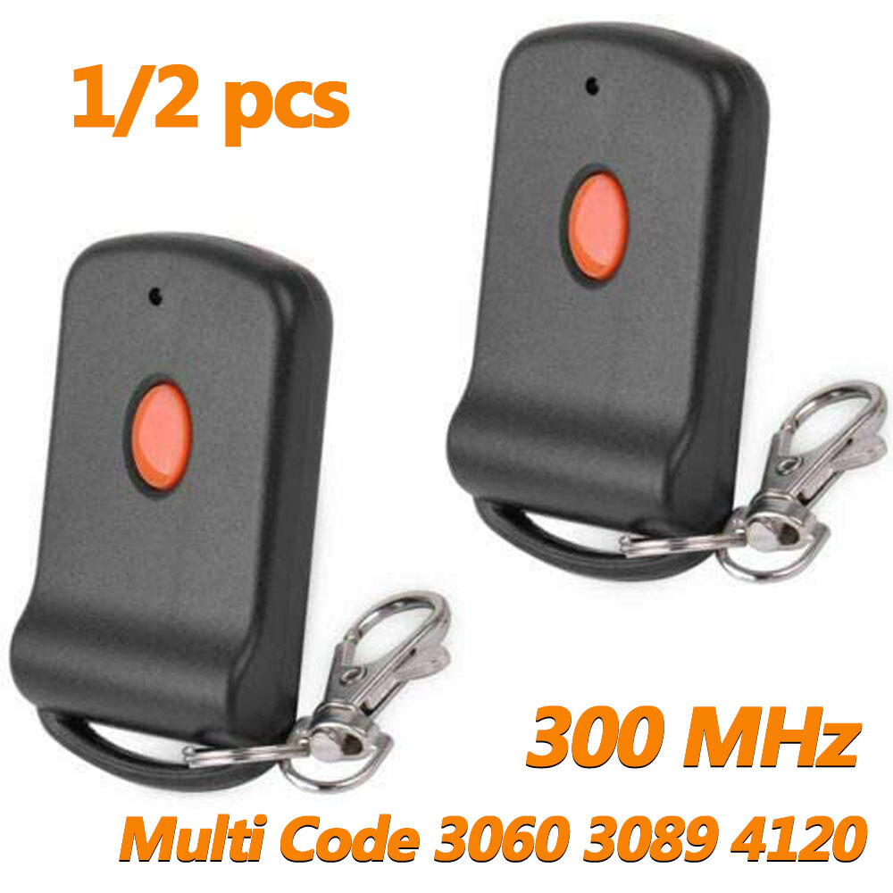 2 Pc Multi-Code 3089 MultiCode 308911 Linear MCS308911 Garage Gate Remote 300mhz