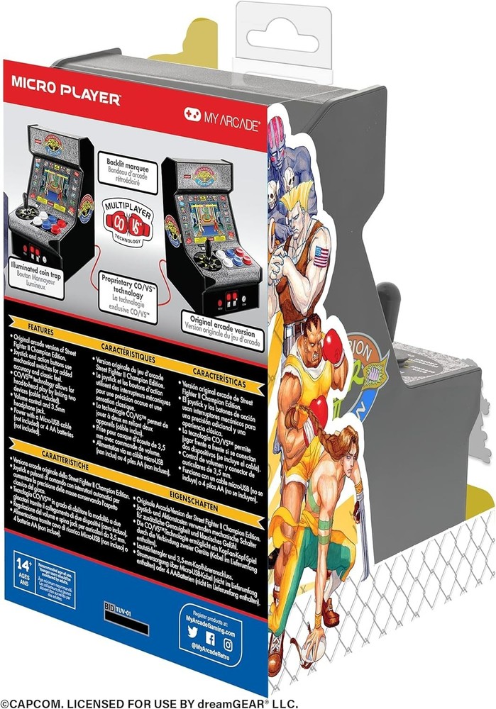Authentic Street Fighter Gaming Experience