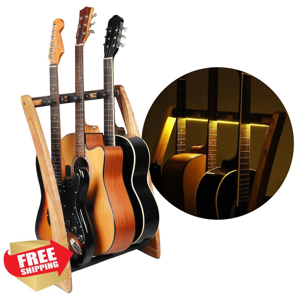 Mr.Power 3 Holder Guitar Stand Rack Adjustable Padded