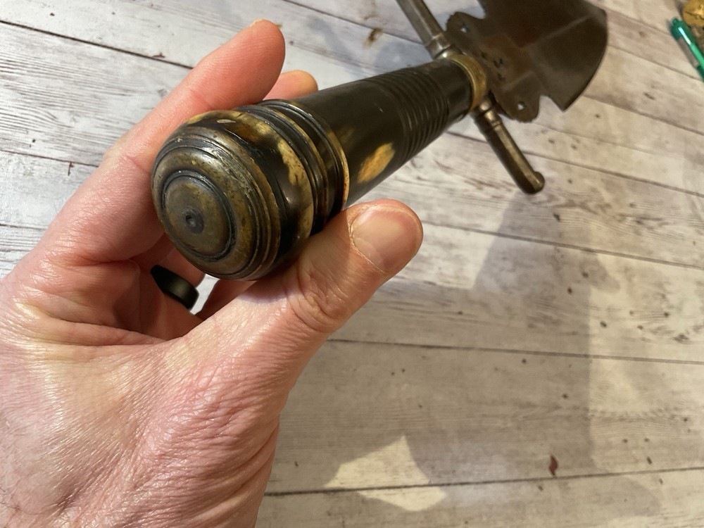 ORIGINAL MASSIVE 1700S ? GERMAN REGIMENTAL BLADE KNIFE