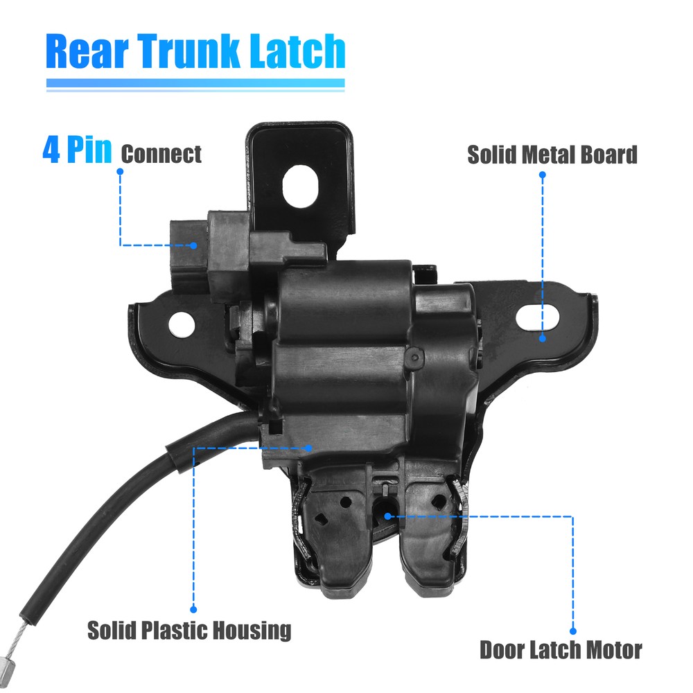 Pack (1) Rear Tailgate Trunk Latch Lock Actuator for Ford for Mustang 15-23