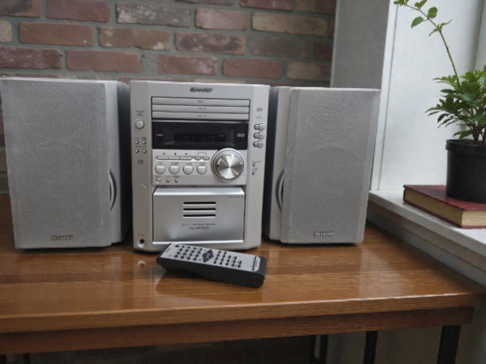 Sharp XL-HP500 stereo components system w/remot fully working