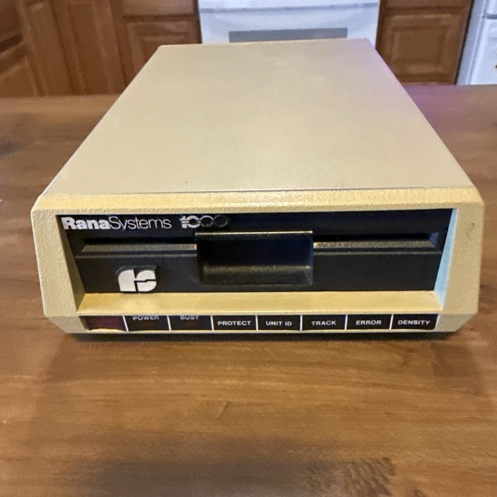 DEFECTIVE RANA SYSTEMS 1000 FLOPPY DISK DRIVE FOR ATARI COMPUTERS Powers G3D