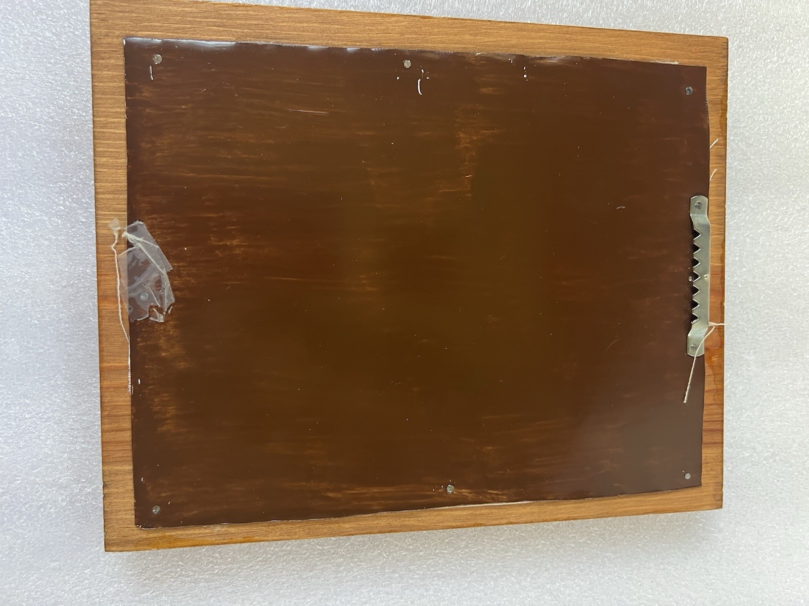 Vintage Handmade Wall Art Dried Flowers Convex Domed Glass Frame