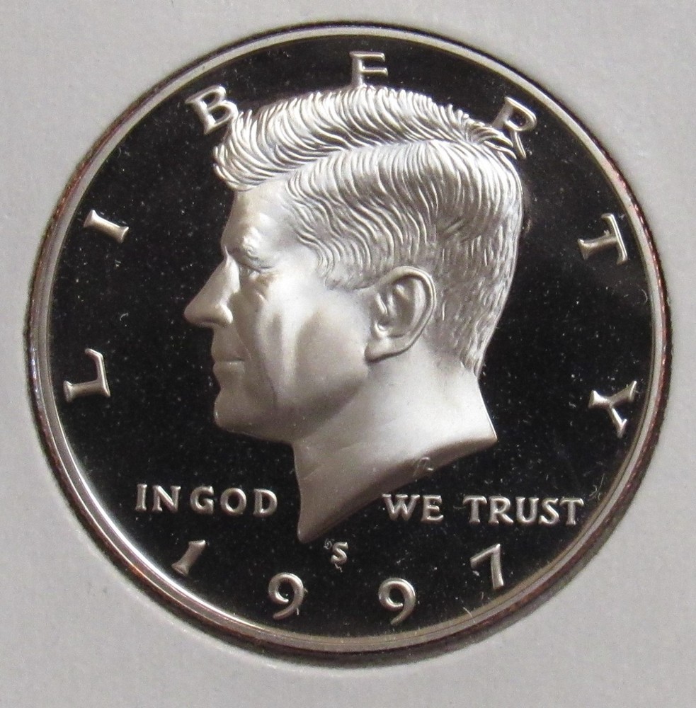 1997 S Proof Kennedy Half Dollar