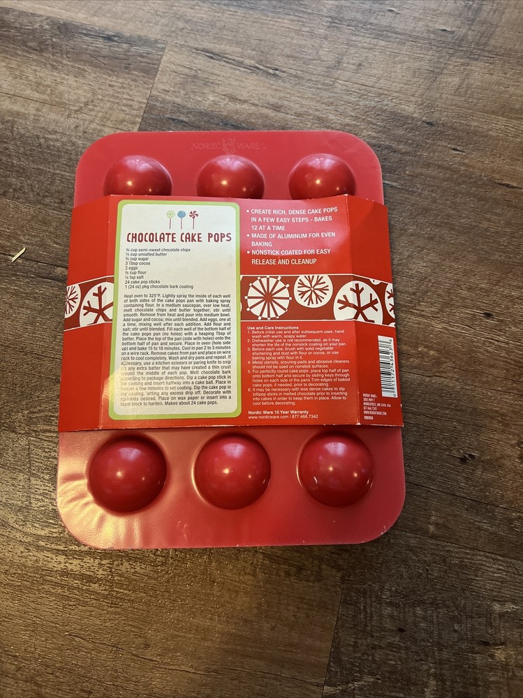 NIP NORDICWARE Cake Pop Maker Tray