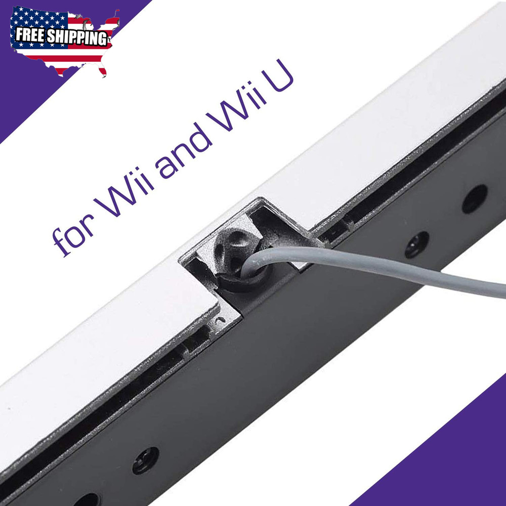 USB Sensor Bar for Wii, Replacement Wired Infrared Ray Sensor Bar