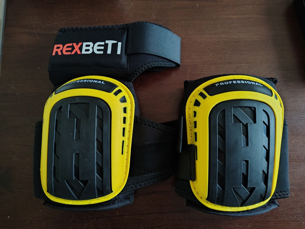 REXBETI Knee Pads for Work, Construction, Original, Yellow