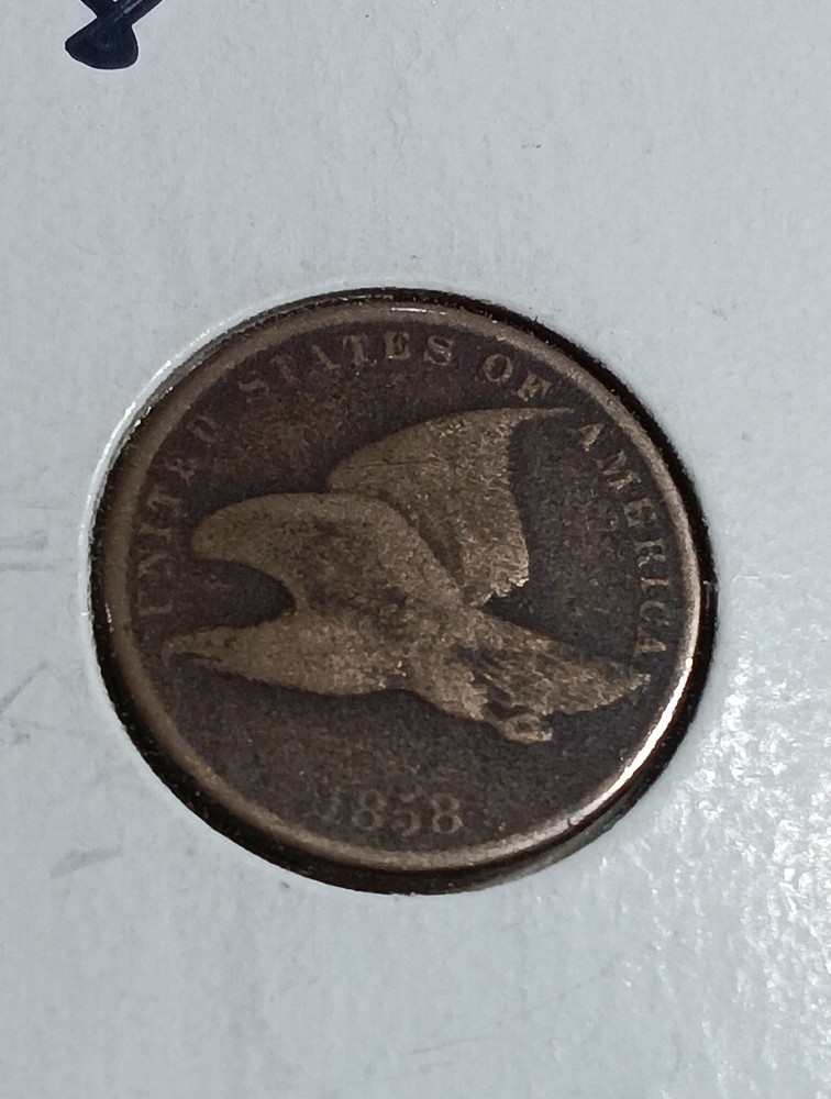Nicer Low Mintage 1858 Flying Eagle Cent, Item A10C8