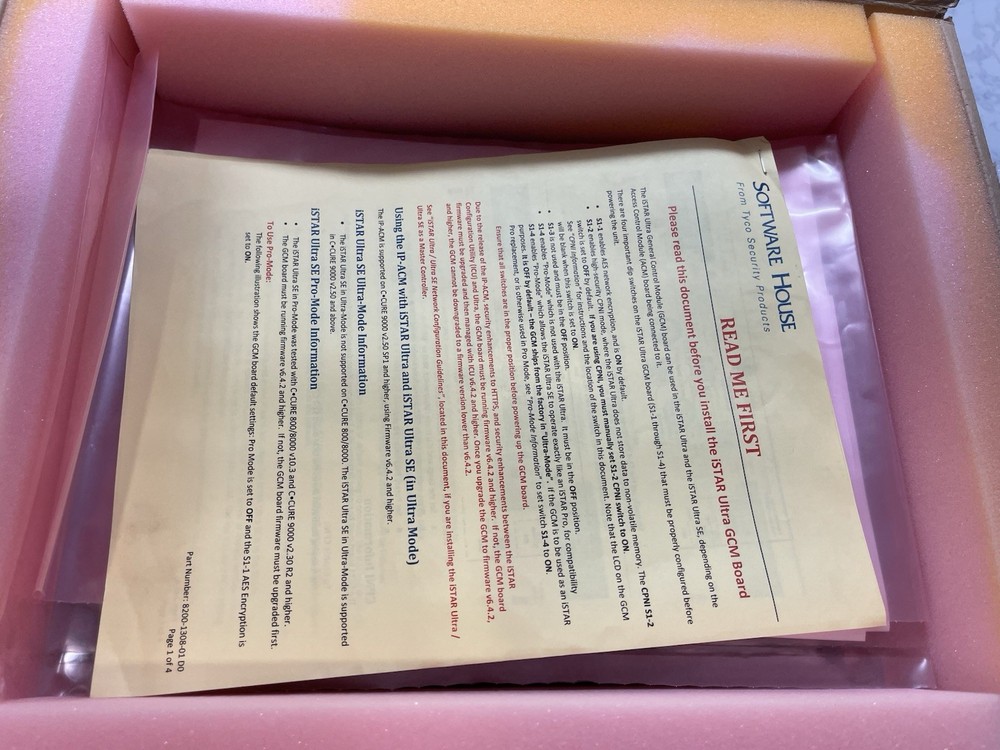 NEW Software House iSTAR Ultra GCM Module USTAR-GCM Access Control