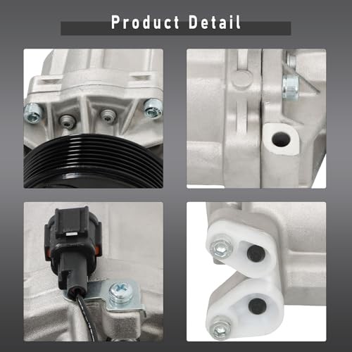 AC Compressor Replacement for Versa 2007-2012 Replacement for Tiida 2007-2015