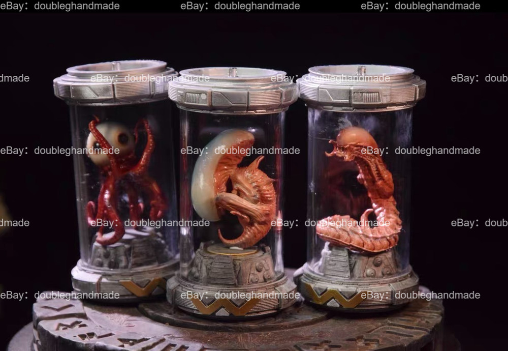 Alien Earth Set Specimen Model Display, Resin Material, Custom Made